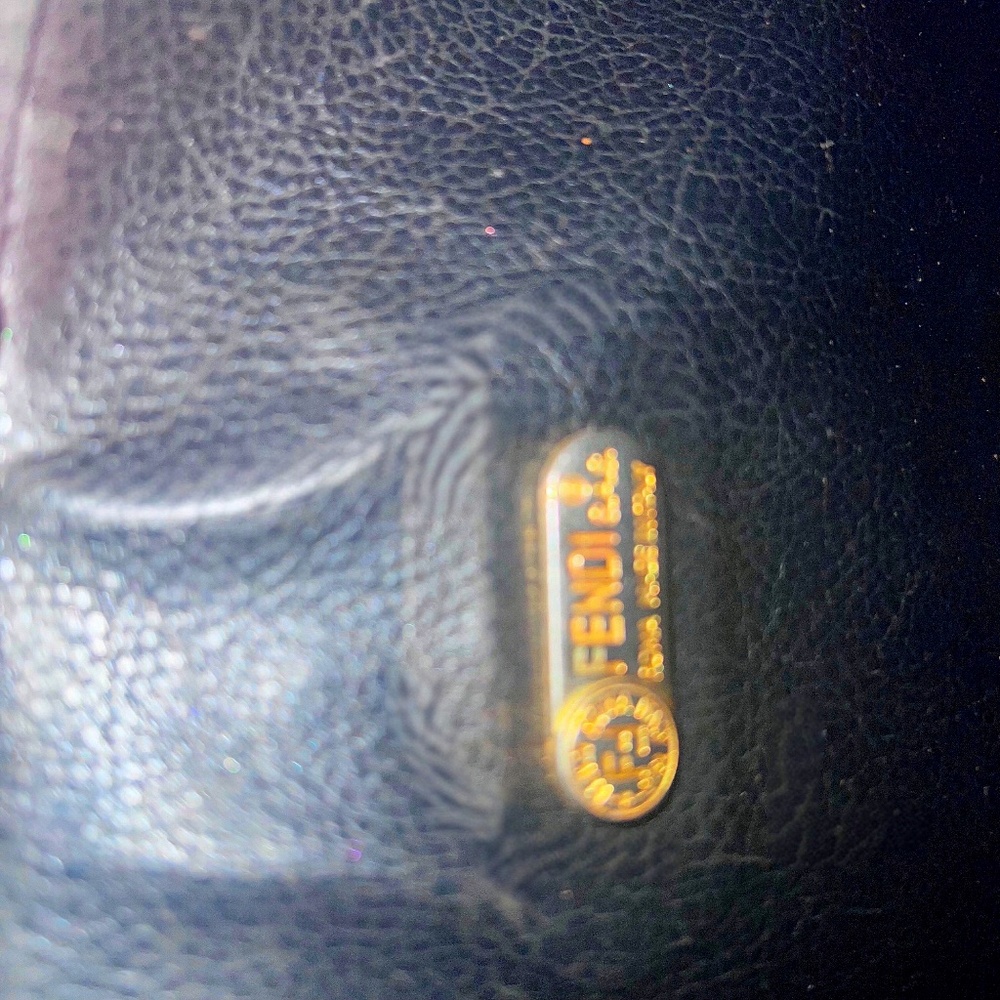 Vintage Fendi single zipper purse